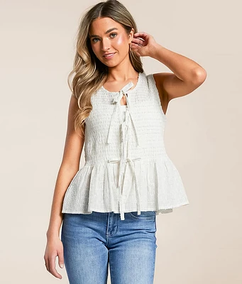 Willow & Root Lurex Striped Tank Top