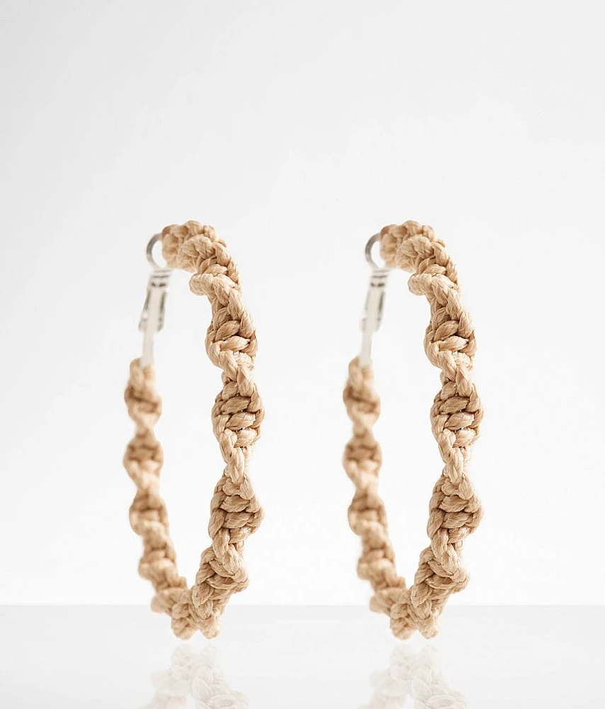 Wrapped Hoop Earring