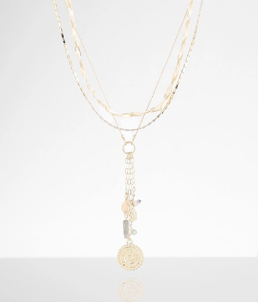 BKE 3 Pack Assorted Chain Necklace Set