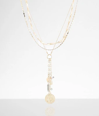 BKE 3 Pack Assorted Chain Necklace Set