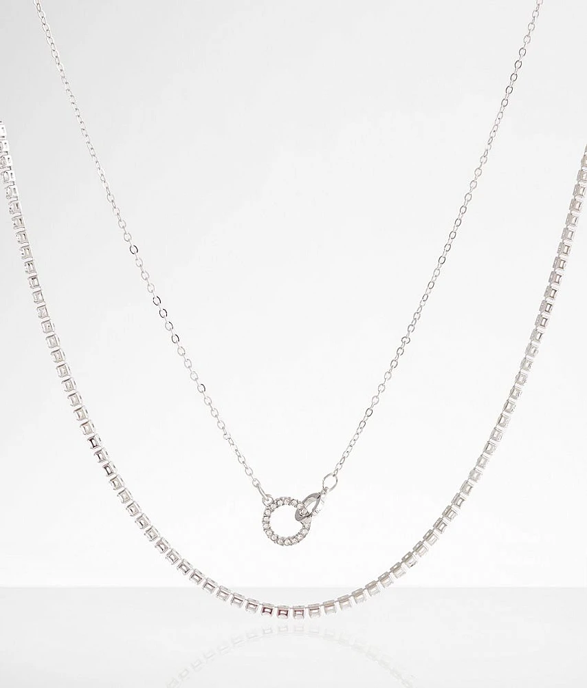 boutique by BKE 2 Pack Glitz Necklace Set