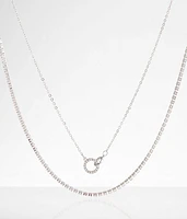 boutique by BKE 2 Pack Glitz Necklace Set