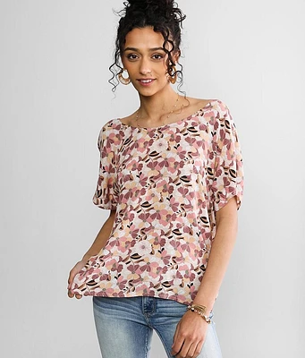 Willow & Root Twisted Open Back Top