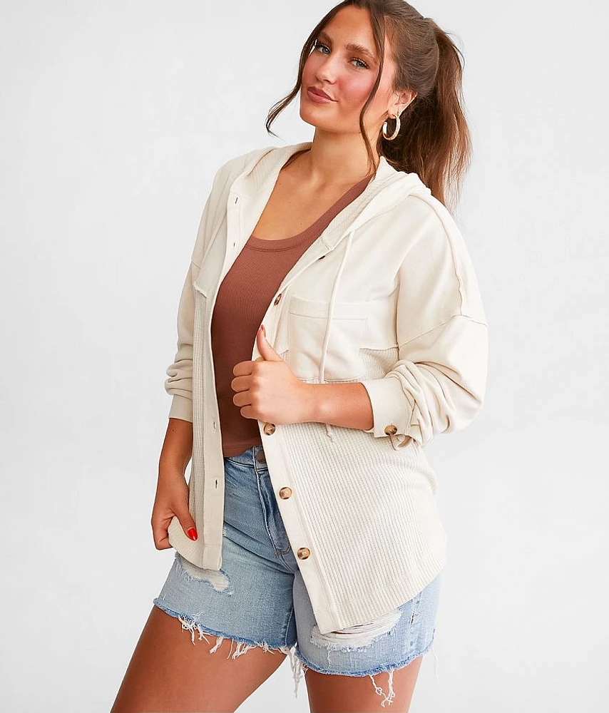 Boyfriend Hooded Shirt