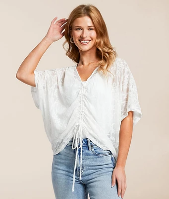 Daytrip Floral Jacquard Top