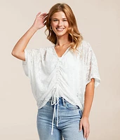 Daytrip Floral Jacquard Top