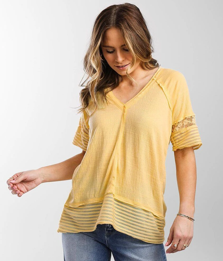 Textured Knit Top