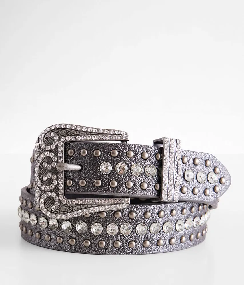 Metallic Leather Belt