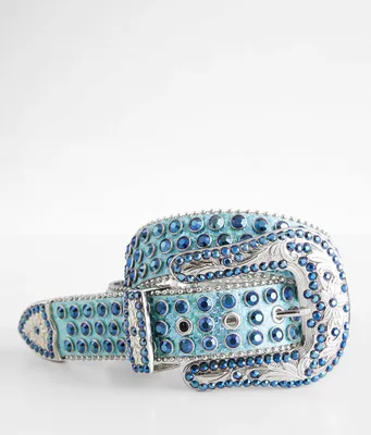BKE Glitz Metallic Leather Belt