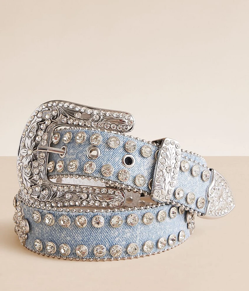 Glitz Jean Leather Belt