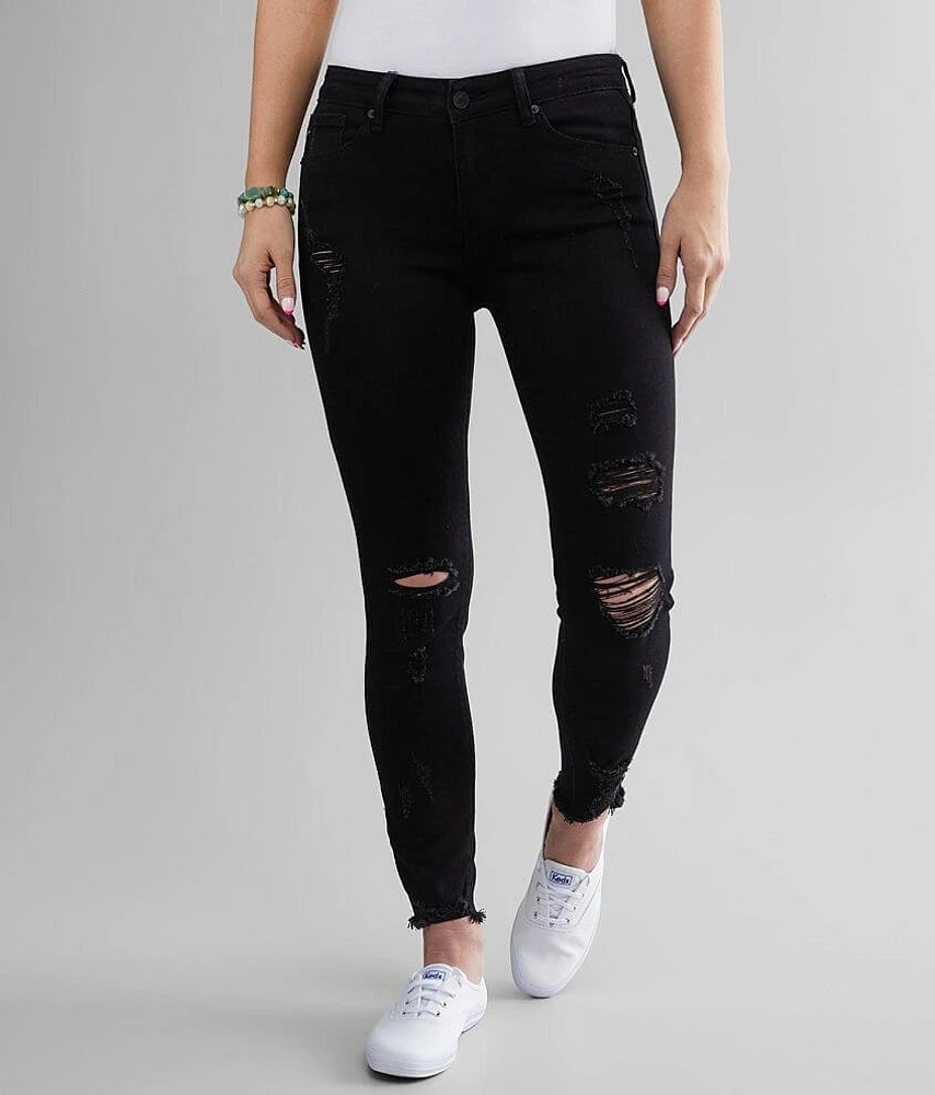 Mid-Rise Ankle Skinny Stretch Jean