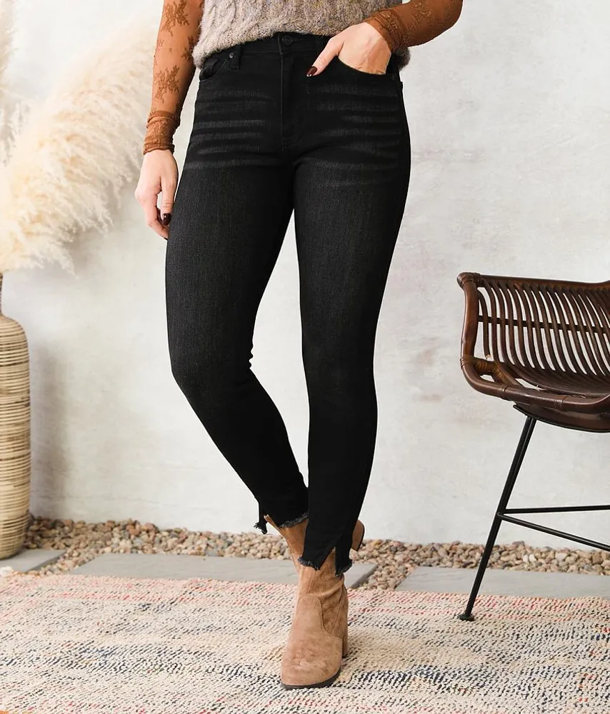 High Rise Ankle Skinny Stretch Jean