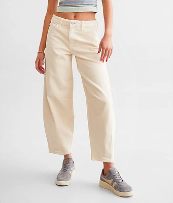 Kan Can High Rise Horseshoe Barrel Stretch Jean