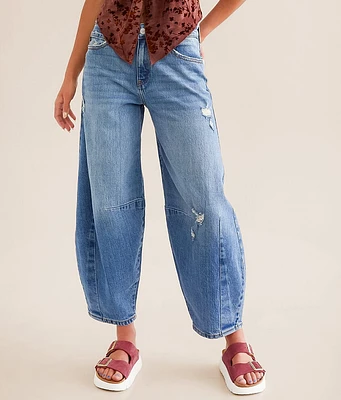 Kan Can Signature High Rise Horseshoe Stretch Jean