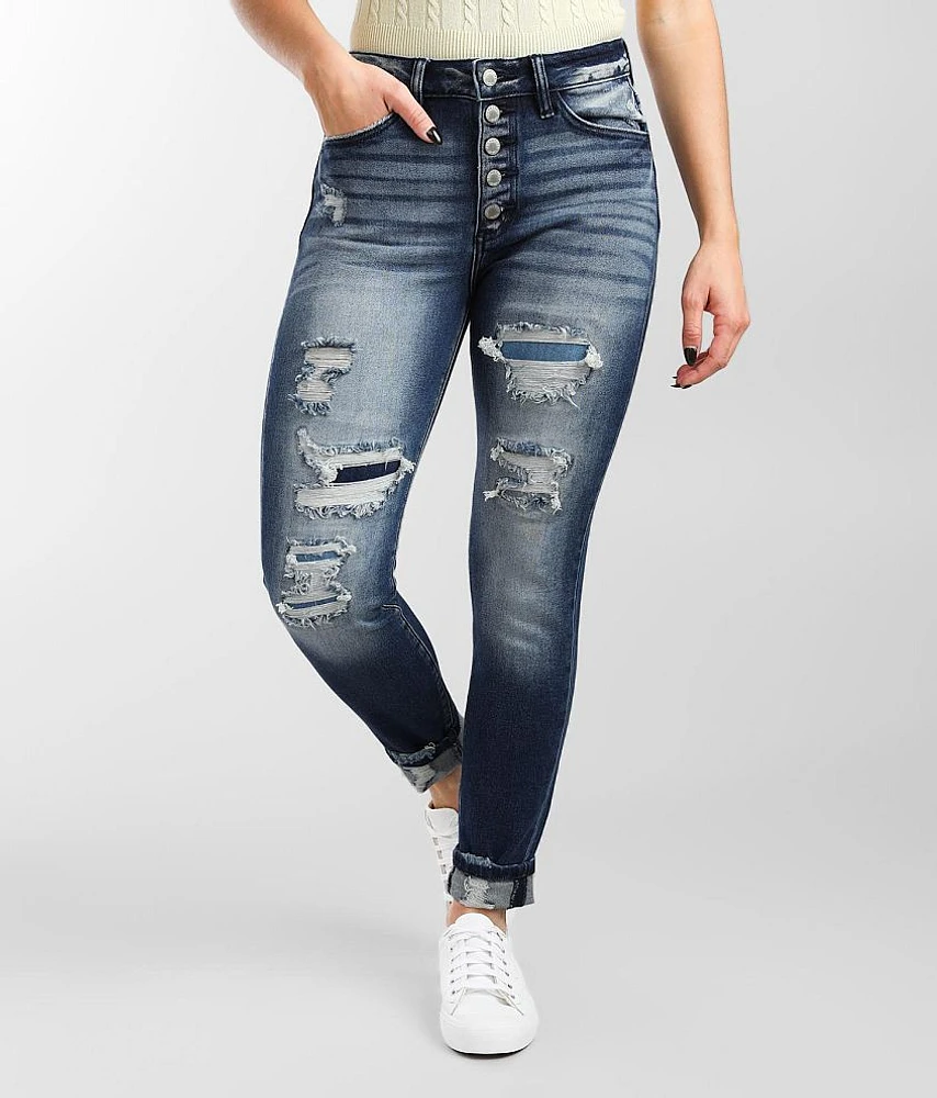 Kan Can Signature High Rise Ankle Skinny Jean