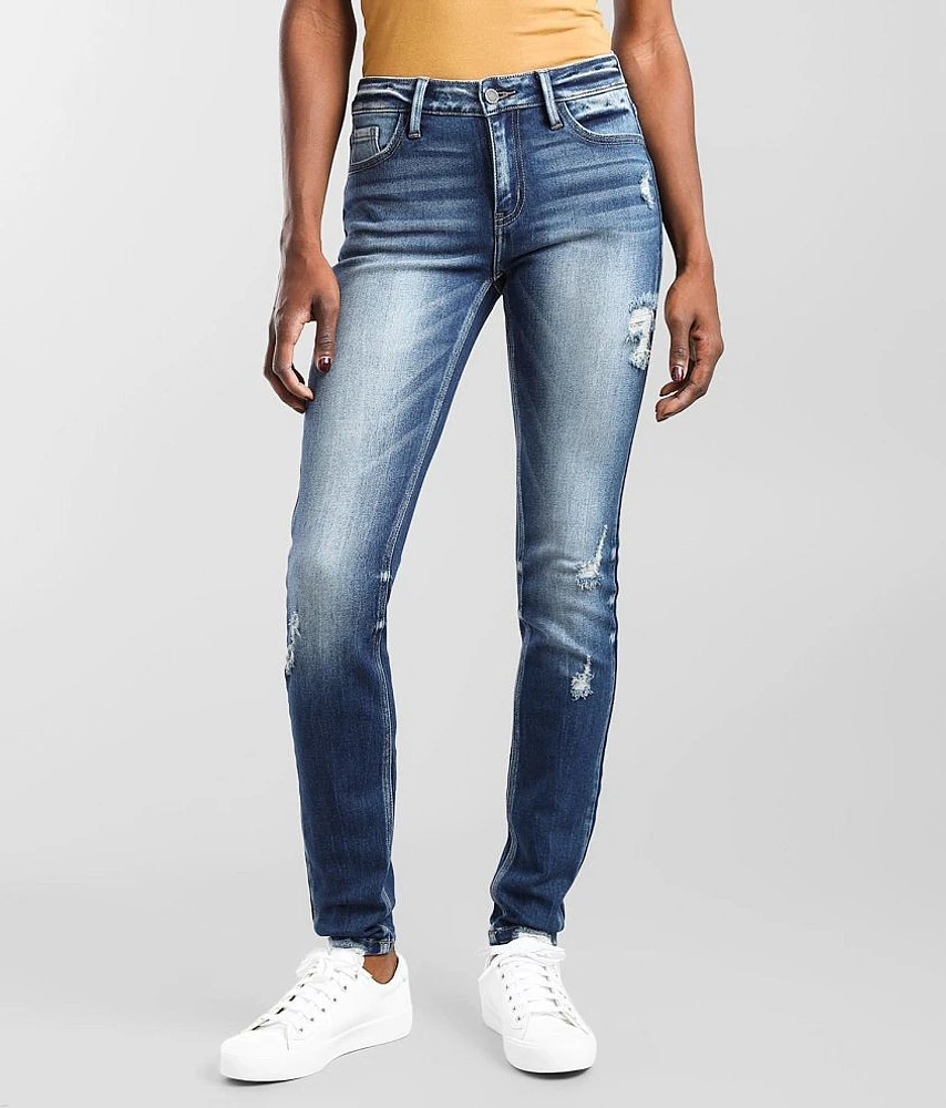 Mid-Rise Skinny Stretch Jean