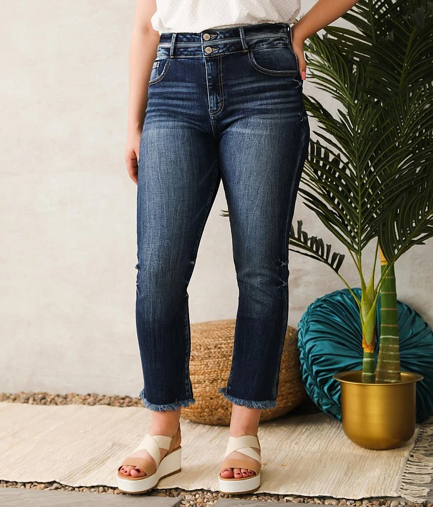 Kurvy Ultra High Ankle Straight Jean