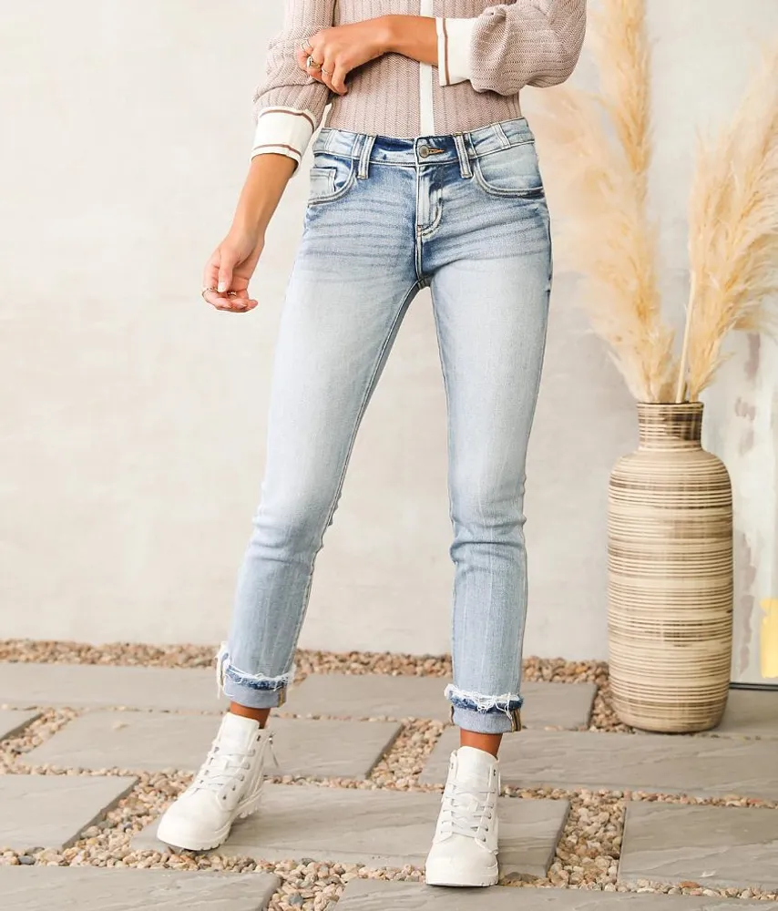 Low Rise Ankle Straight Jean