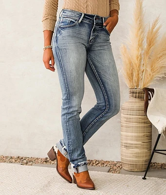 Kan Can Signature Kurvy Mid-Rise Straight Jean