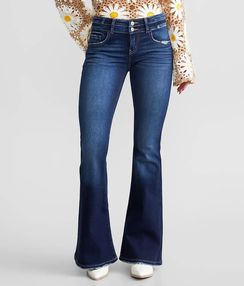 Low Rise Flare Stretch Jean