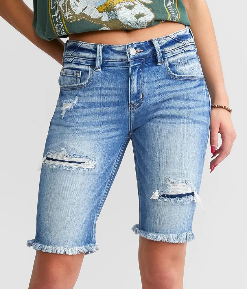 Mid-Rise Bermuda Stretch Short