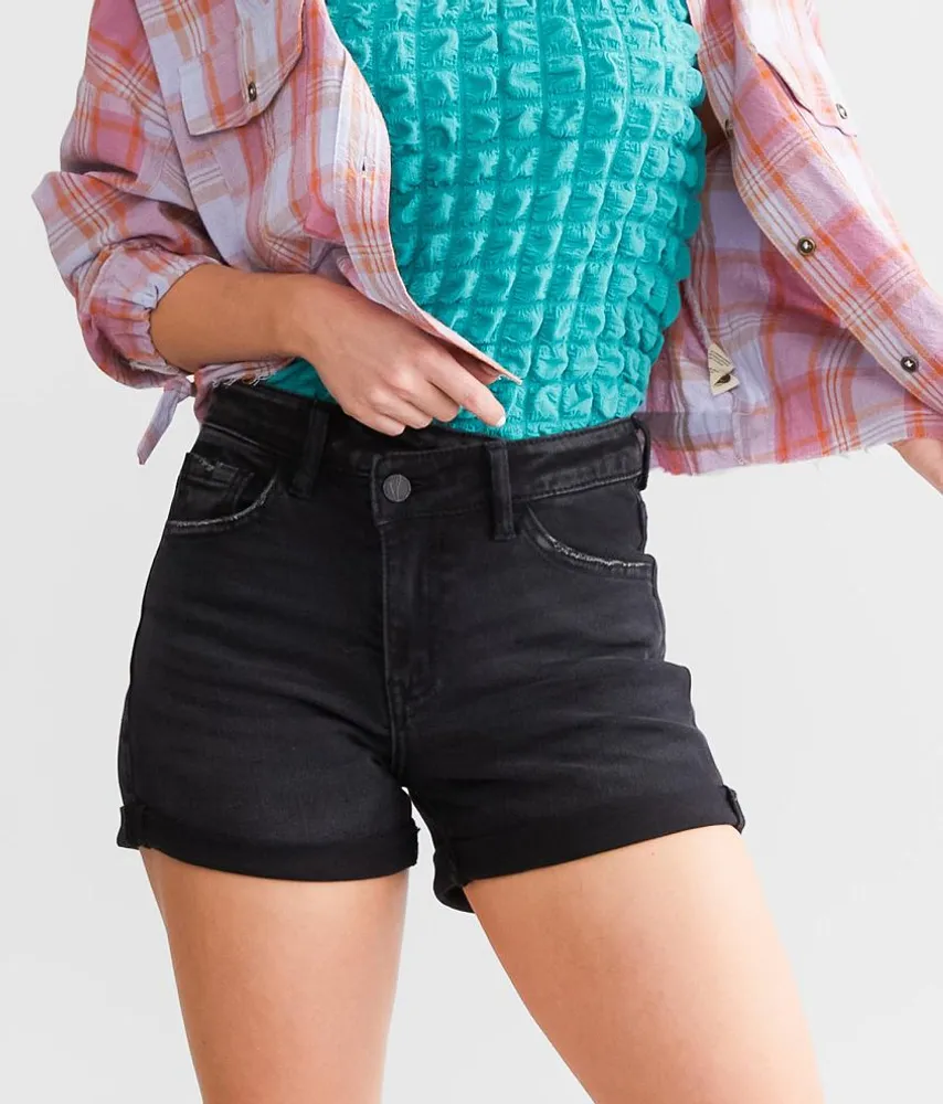 High Rise Stretch Cuffed Short