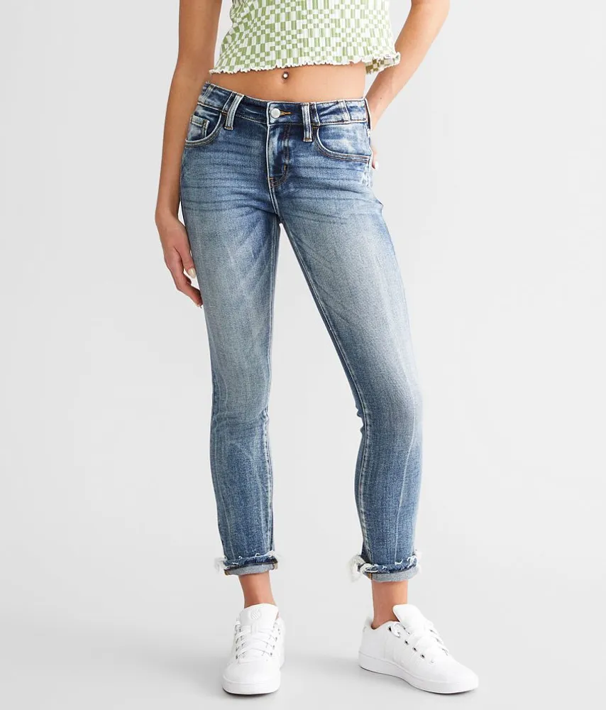 Low Rise Ankle Straight Stretch Jean