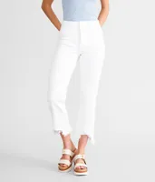 Kan Can Signature High Rise Cropped Straight Stretch Jean