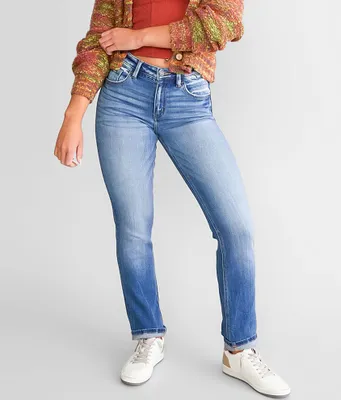 Kan Can Signature Kurvy Mid-Rise Straight Stretch Jean