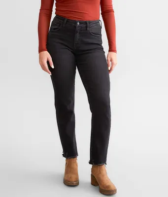 Kan Can Signature Kurvy High Rise Cropped Straight Jean