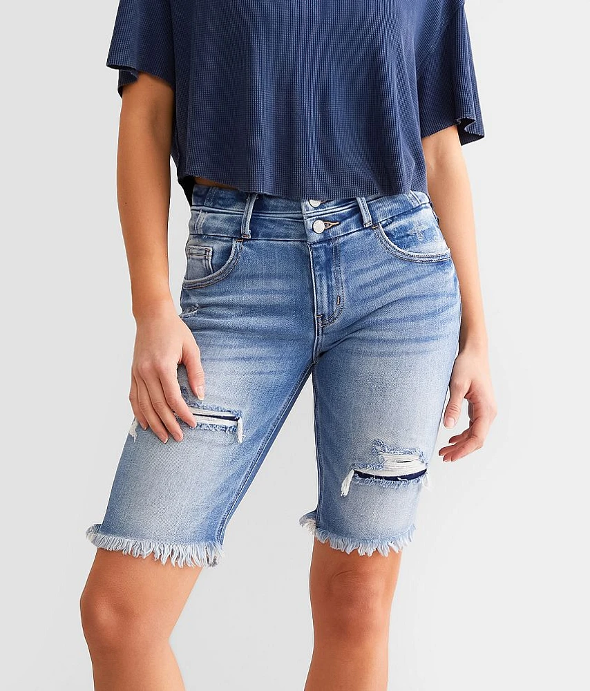 Mid-Rise Bermuda Stretch Short