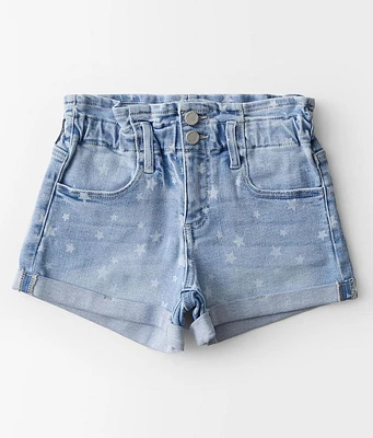 Girls - Kan Can Signature High Rise Mom Stretch Short