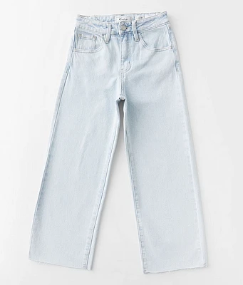 Girls - Kan Can Signature High Rise Cropped Wide Leg Jean
