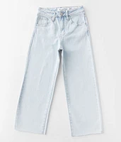 Girls - Kan Can Signature High Rise Cropped Wide Leg Jean