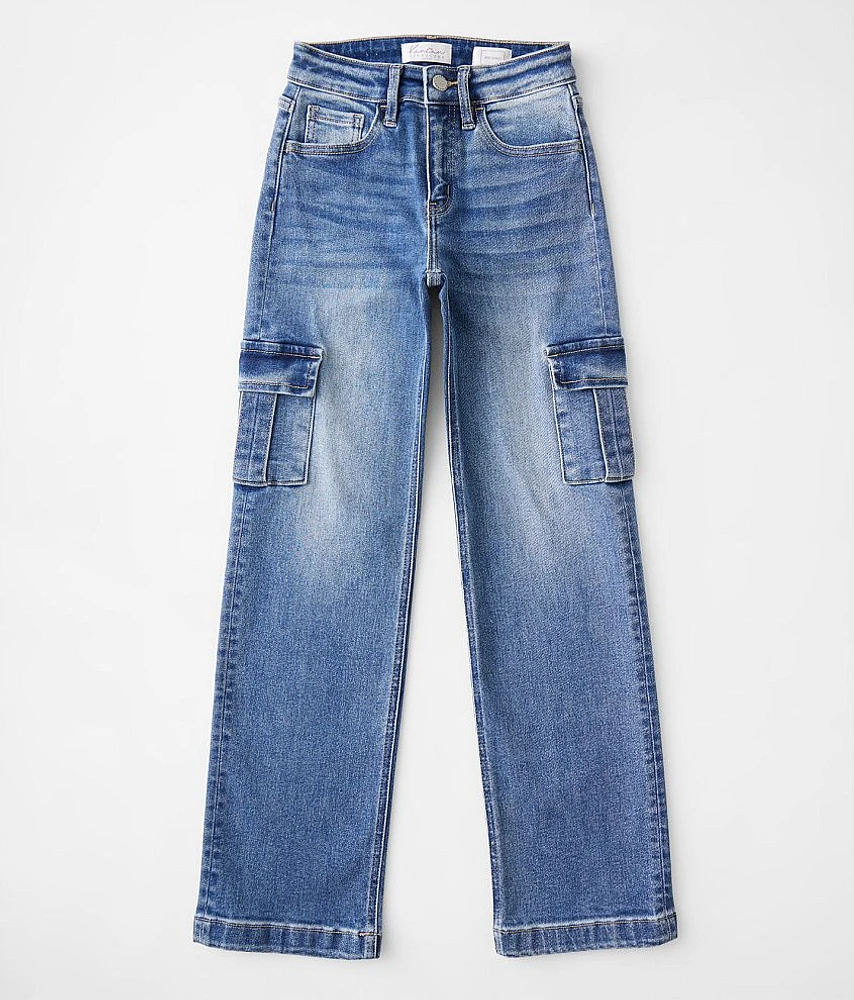 Girls - 90's Cargo Straight Stretch Jean