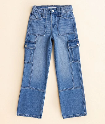 Girls - Kan Can High Rise Straight Cargo Stretch Jean