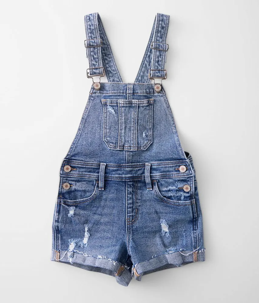 Girls - Denim Overall Short
