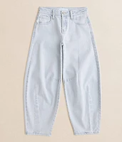 Girls - Kan Can High Rise Horseshoe Striped Stretch Jean