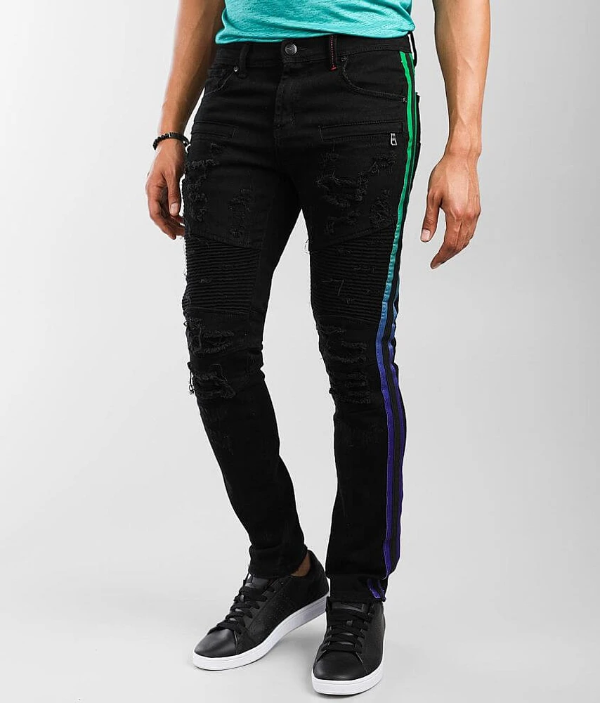 Black Moto Skinny Stretch Jean