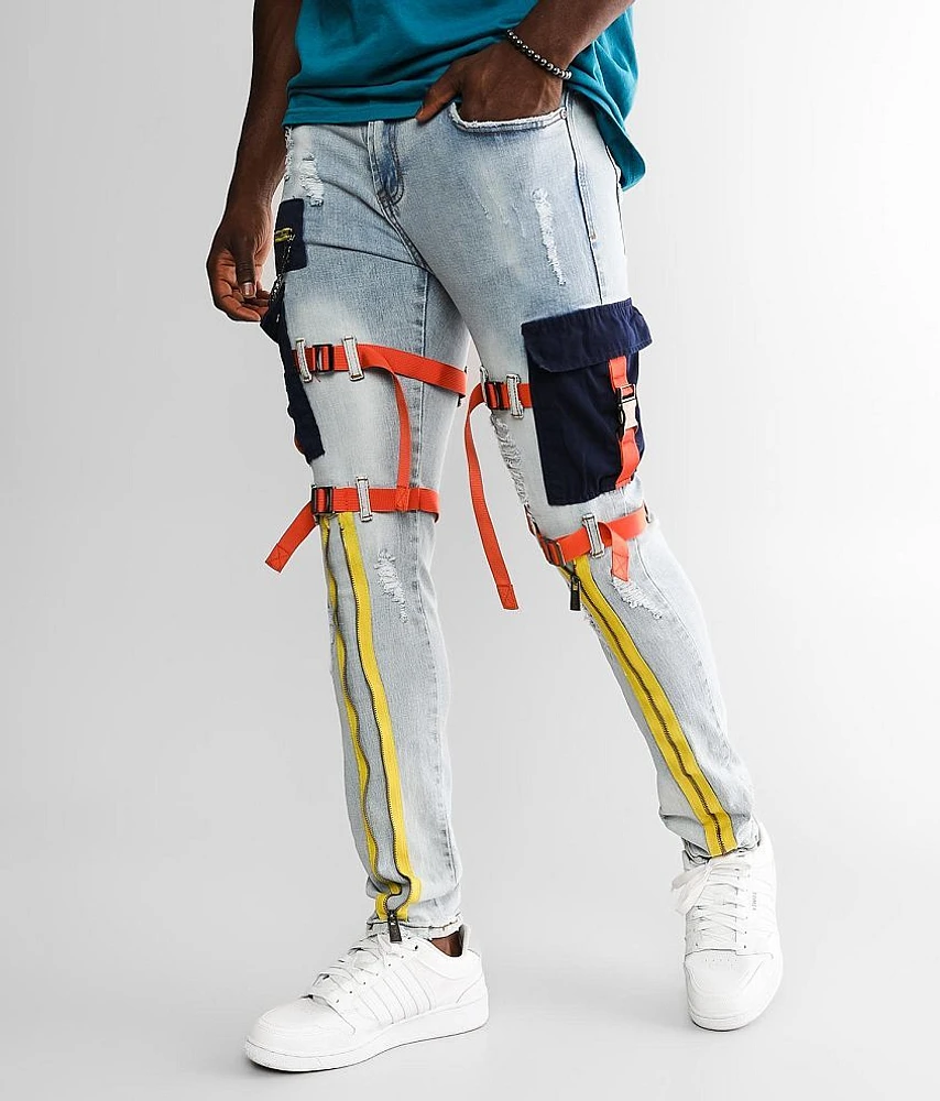 PREME Skinny Cargo Stretch Jean