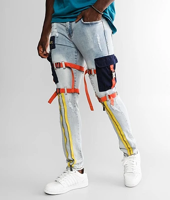 PREME Skinny Cargo Stretch Jean