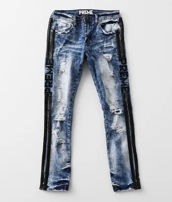 Boys - PREME Indigo Taper Stretch Jean