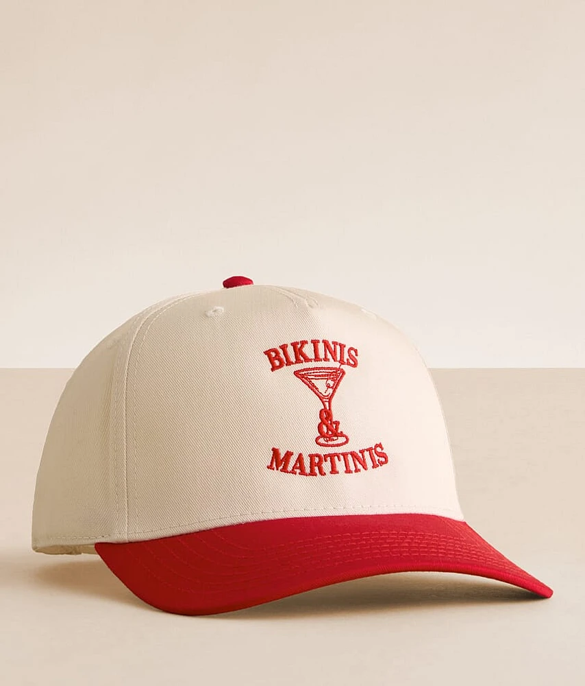 Kenz Kustomz Bikinis & Martinis Baseball Hat