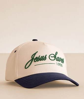 Kenz Kustomz Jesus Saves I Spend Baseball Hat