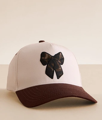 Kenz Kustomz Leopard Print Bow Baseball Hat