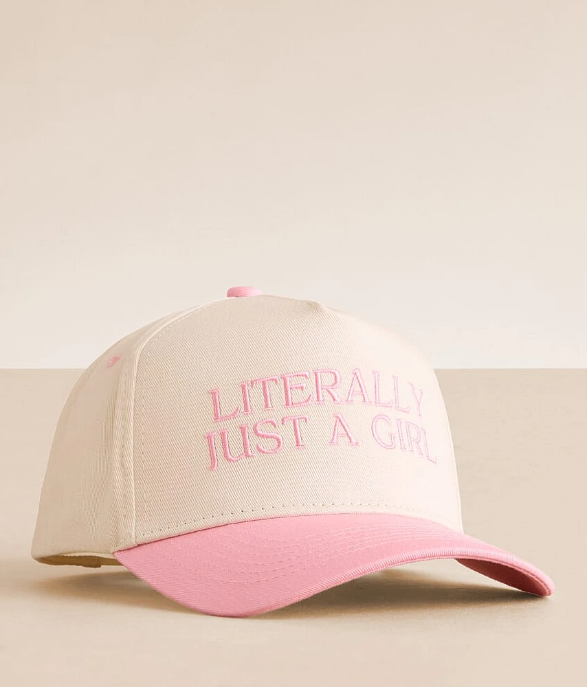 Literally Just A Girl Baseball Hat