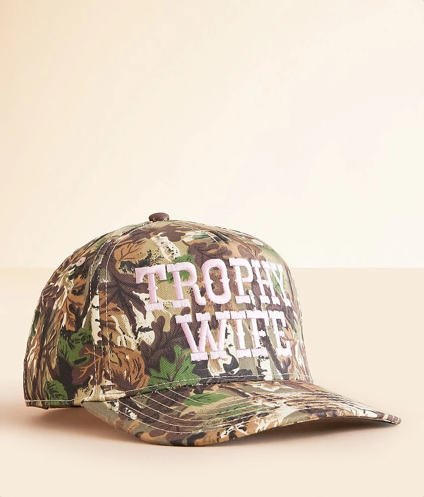 Camo Trophy Wife Baseball Hat