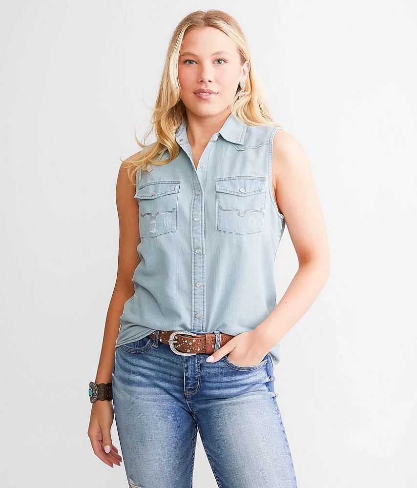 Kimes Ranch Lorena Denim Tank Top