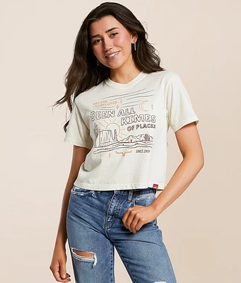 Kimes Ranch Places Cropped T-Shirt
