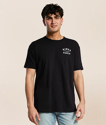 Kimes Ranch Bison Outline T-Shirt